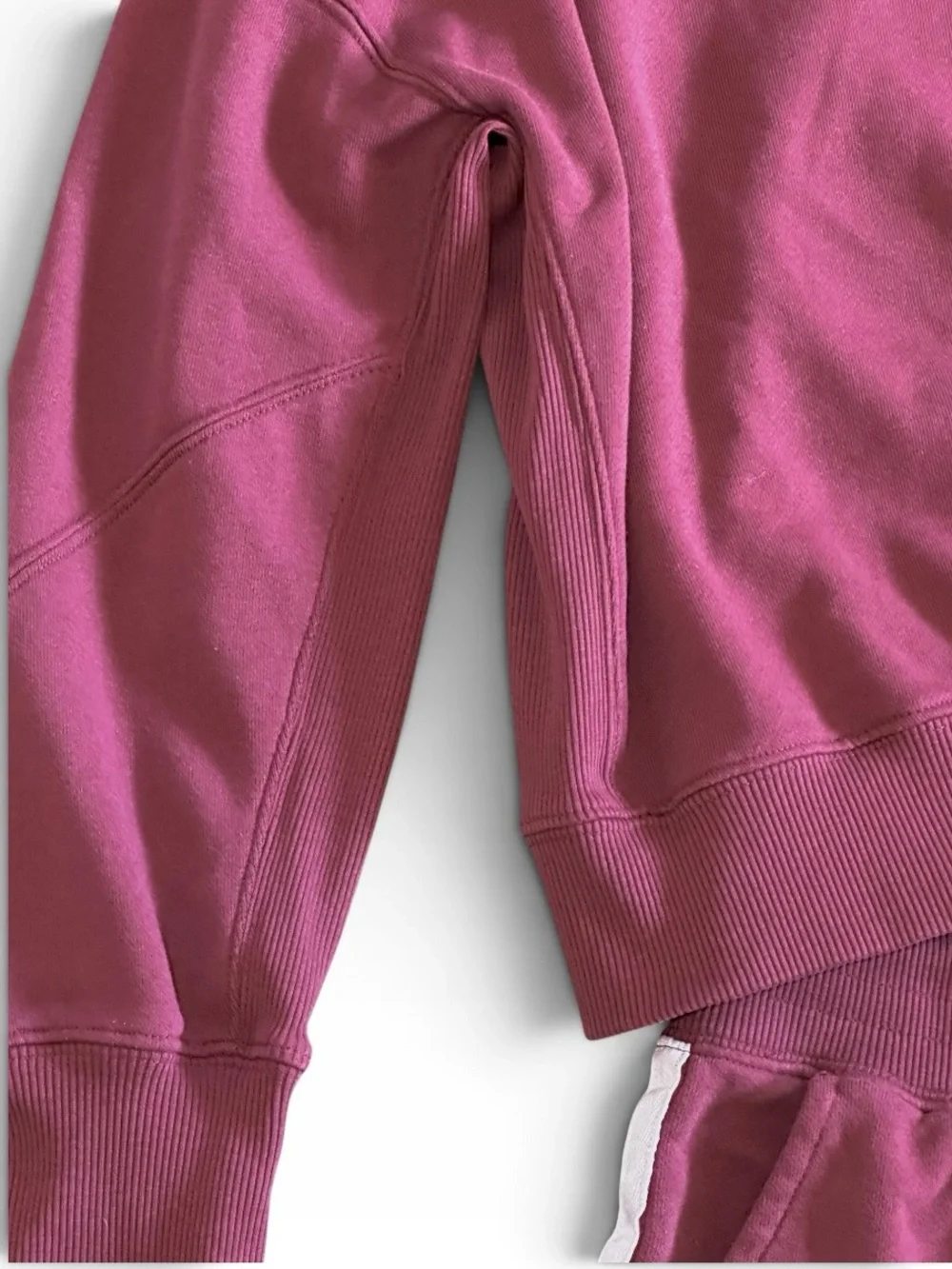 Yogalicious Burgundy Set Sweatshirt Shorts Socks XS
